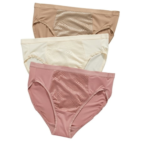 

Warner s Womens Tummy Smoother Hi-Cut Brief 3-Pack Style-RT3383P