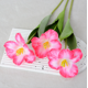 thumbnail image 1 of Nvzi 3 tulipanes artificiales, flores falsas, flores artificiales para decoración de bodas, 1 of 5