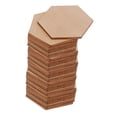thumbnail image 1 of 11 Tamaños de Astillas de Astillas de Accesorios Hexagonales Decoración de Bricolaje Decoración de La Habitación Fabricación de Tarjetas 50 piezas 60 mm Gloria Piezas de madera, 1 of 9