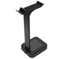 thumbnail image 1 of Soporte de Auriculares, Colorido Soporte de la Interfaz de Salida RGB USB Auricador de Auriculares Diseño de Soporte de Operación para paraeuriculares simples para juegos para el, 1 of 7