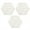 White, variant on BE-TOOL 3Pcs Heat Insulating Mat Geometrical Hollow Design Placemat Hexagon Pot Pad Coffee Cups Coaster Red