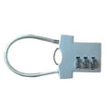 thumbnail image 2 of ANGGREK Cute Portable Combination Lock Zinc Alloy Clothes Shaped For Suitcase Filing Cabinet,Cute Combination Lock, For Case, 2 of 2