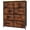Brown, variant on Lockers for Bedroom with 8 Fabric Drawers, Tall Chest Organizer Units for Clothing, Closet, Kidsroom, Storage Tower with Cabinet, Metal Frame, Wooden Top, Lightweight Nursery Furniture