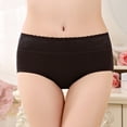 thumbnail image 2 of Breathe Cotton Brief Underwear for Women Mid-Rise Floral Postpartum Hipster Ladies Lace Panties Girls Full Coverage Briefs Cotton Stretch Briefs, 2 of 6