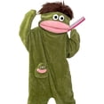 thumbnail image 3 of Guvpev Silly Big Mouth Monster Onesie Pajamas with Comb Prop, Funny Puppet Mascot Costume, Plush Cosplay One Piece Pajamas, Oversized Cozy Hooded Loungewear, 3 of 12