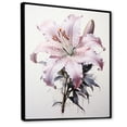 thumbnail image 2 of Designart "Beauty in Glimmering Hibiscus I" Floral Floater Framed Canvas Wall Art, 2 of 7