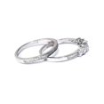 thumbnail image 2 of 5/8 Ct Vintage Diamond Engagement Wedding Ring Set 10k White Gold, 2 of 3