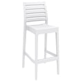 thumbnail image 3 of Compamia Sky Ares Square Bar Set with 2 Barstools - White, 3 of 5