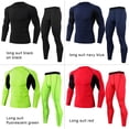 thumbnail image 4 of Qarigey Conjuntos de ropa interior térmica de invierno para hombre, Calzoncillos largos a prueba de viento, mallas elásticas de manga larga, traje para conjuntos de ropa Rojo SG Qarigey AP013580-08, 4 of 6