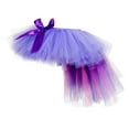 thumbnail image 5 of Godom Girls Sequin Tutu Dress 1T-8T Layered Mesh Elastic Waist Skirt Party Birthday Cake Outfit,Purple, 5 of 6