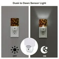 thumbnail image 3 of Salouo Orange Lightning for Night Lights Plug into Wall 1 Pack, 0.5W Plug in Night Light with Dusk-to-Dawn Light Sensor LED Nightlight for Bathroom, Adult, Hallway-UK, 3 of 7