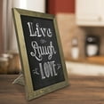 thumbnail image 3 of Excello Global Products Rustic Tabletop Magnetic Chalkboard with Accessories Included, 3 of 6