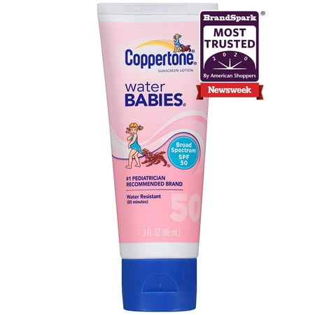 Water Babies SPF 50 Sunscreen Lotion, 3 Ounce
