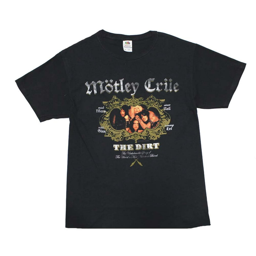 Global Merch - Motley Crue The Dirt T-Shirt - Walmart.com - Walmart.com