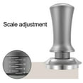 Yesbay Espresso Tamper with Scale Spring Loaded Automatic Rebound Flat Base Detachable 58mm