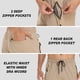 thumbnail image 5 of Pantalones deportivos Rapoo para hombre, impermeables, con bolsillos con cremallera, 5 of 5
