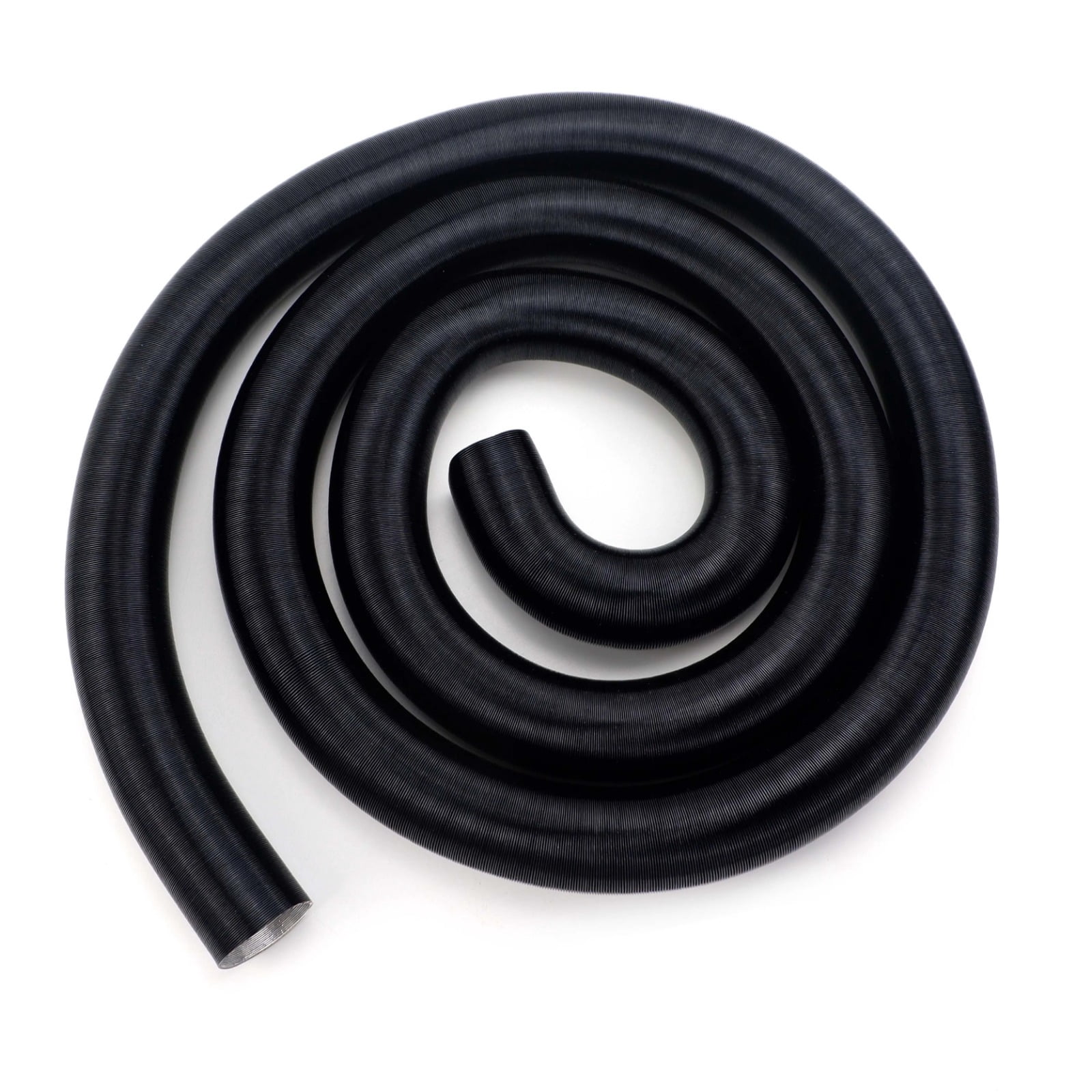 Flexible Air Duct Pipe 60mm Diameter 500cm Length for Webasto for Dometic for Planar Diesel Parking Heater Hose Black Aluminum Tube