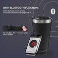 thumbnail image 5 of Smart Water Bottle 500ML Food Grade Stainless Steel Smart Tumbler with Bluetooth Function 1200mAh Battery Multifunctional Water Cup Music Tumbler Cup with Lid for Car Bicycle, 5 of 6