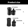 thumbnail image 3 of Plastic Pool Cue Joint Protectors Pool Joint Thread Caps Billiard Joint Protectors Billiards Accessories Enduring, 3 of 7