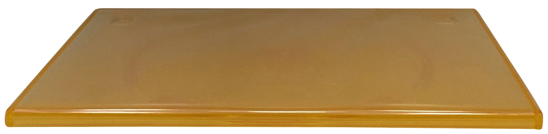 CheckOutStore 200 Slim Clear Orange Color Single DVD Cases 7MM