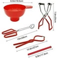 KOVOT 5 Piece Canning Set Includes Tongs, Jar Lifter, Jar Wrench