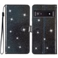 thumbnail image 1 of Compatible avec Google Pixel 7A Étui Portefeuille Pailleté avec Poche pour Carte, 1 of 5
