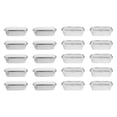 thumbnail image 1 of LEEYNEER Poêle à Barbecue Jetable avec Couvercles pour Rangement en Aluminium 20 Pcs, 1 of 11
