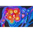thumbnail image 1 of Colourful Abstract Painting Poster Print - 19 x 12 in., 1 of 1