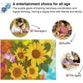 thumbnail image 4 of Dreamtimes Sunflower Abstract Art 1000 Piece Jigsaw Puzzle, Wall Artwork Puzzle Games for Adults Teens 29.5" L X 19.7" W, 4 of 7