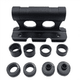 thumbnail image 2 of 2X Bike Fork Mount Quick Release Thru Axle Carrier Front Fork Block Car Roof Rack Support Bicycle Stand Holder Parts, 2 of 7