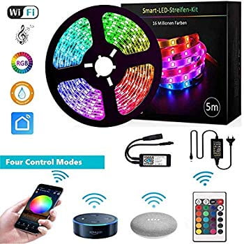 led strip lights google home