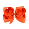 thumbnail image 1 of Cinta de grogrén grande de 6 pulgadas, lazos para el pelo sólidos con pinzas, pinzas para el pelo para niñas y niños, accesorios para el cabello de Boutique Tan Jianjun unisex, 1 of 2