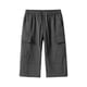 thumbnail image 4 of Pantalones cargo de color liso para hombre: pantalones informales de 3/4 para el verano al aire libre, 4 of 5
