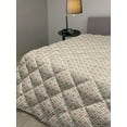 thumbnail image 2 of Off White Down Alternative Comforter, Pattern of Grunge Style Continuing Polka Dots in Retro Soft Tones, Microfiber Quilt for All Season, 5 Sizes, Pale Salmon and Cream, by Ambesonne, 2 of 3