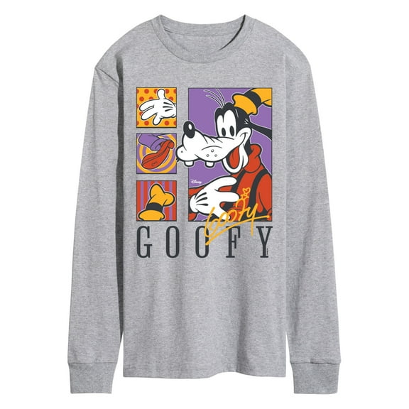 Disney - Goofy Boxes - Men's Long Sleeve Graphic T-Shirt