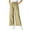 #121-Yellow, variant on AUNVITO Women's Casual Straight Leg Pants with Striped Drawstring Waist & Pockets - Mid Rise Lightweight Polyester for Everyday Wear
