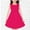 Hot Pink, variant on Generic Girls Summer Sleeveless Dresses Casual Crew Neck Solid Color A Line School Recital Dress for 4-14 Years