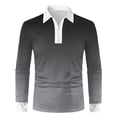 thumbnail image 4 of Eashery Mens T Shirt Regular Fit Casual Tops Men Polo Dark Gray L, 4 of 5