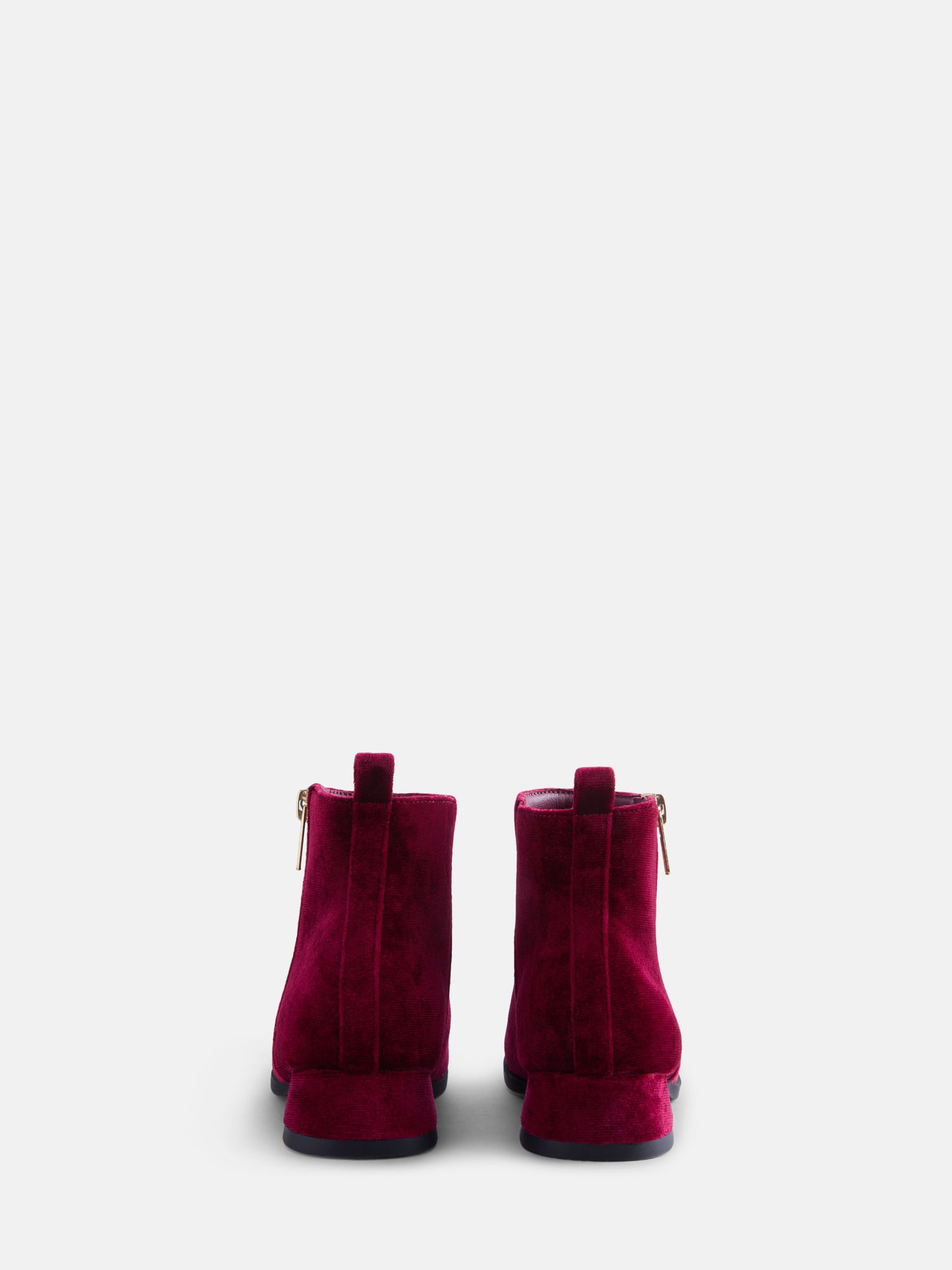 Wonder Nation Girls Faux Suede Velvet Boots
