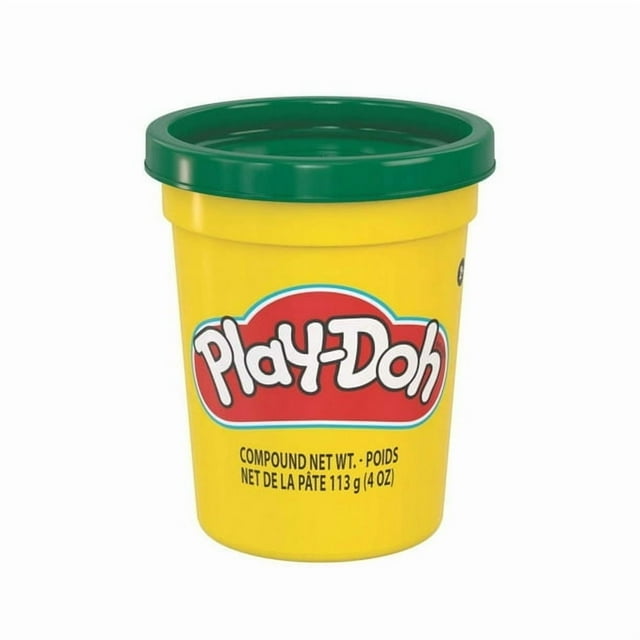 Play-Doh Pot Unique de 4 Onces de Pâte à Modeler Vert Foncé, 2 Ans et Plus