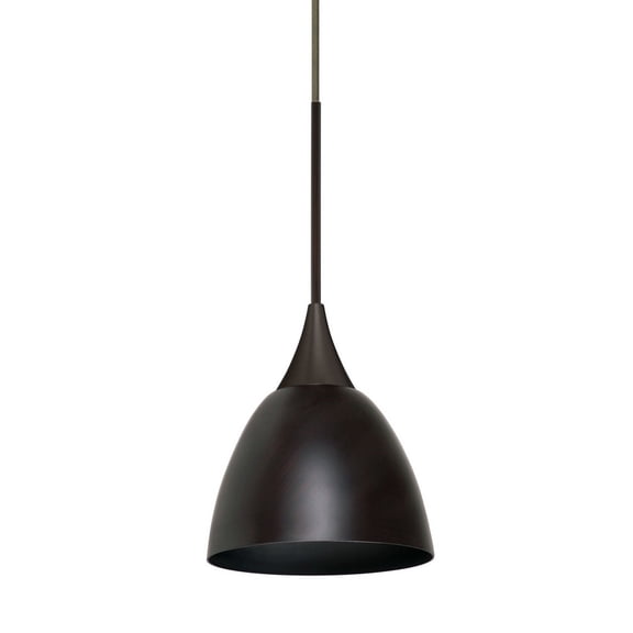 Besa Lighting - Divi-One Light Cord Pendant-3.38 Inches Wide by 2.63 Inches