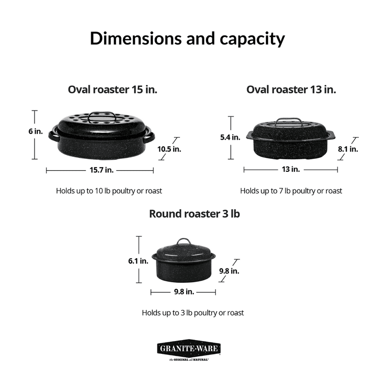 Granite ware oval roaster online