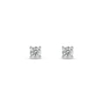 thumbnail image 4 of 10k White Gold 1/5Ct TDW Round-Cut Diamond Solitaire Stud Earrings, 4 of 6