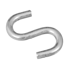 

3PC National Hardware National Hardware - N121-616 - Zinc-Plated Silver Steel 1-1/2 in. L Open S-Hook 40 lb. - 4/Pack