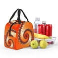 thumbnail image 5 of Honeii Orange Rotating Print Lunch Bag Women, Lunch Box Lunch Bag for Women Adult Men, Small Leakproof Cute Lunch Tote Large Capacity Reusable, 5 of 8