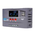 thumbnail image 5 of Controlador de carga solar MPPT 12 V 24 V automático 30 A 20 A 10 A con pantalla LCD USB doble para batería de litio AGM de gel sellada de plomo-ácido, MPPT 10 A 12 V 24 V automático, gris, 5 of 5