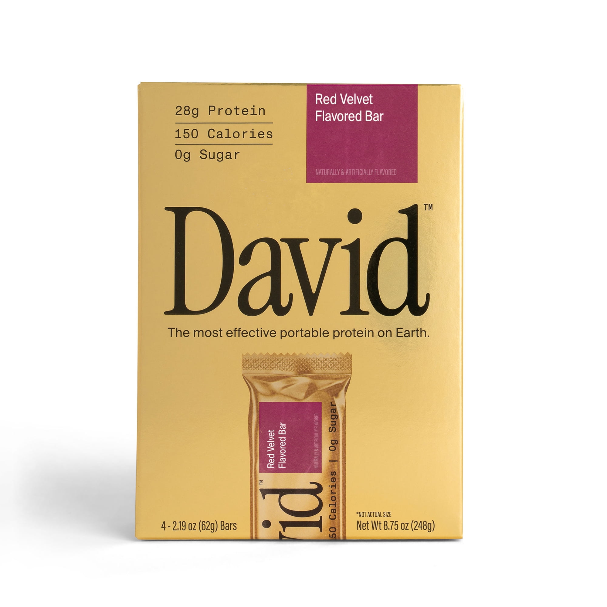 David High Protein Bars, Red Velvet - 28g Protein