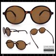 thumbnail image 2 of SA106 Vintage Style Oversized Round Retro Womens Sunglasses / Tortoise - Brown, 2 of 7