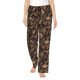 thumbnail image 1 of Balery Brown Camouflage Skull Pantalones de pijama para mujer, pijamas ultraligeros, pantalones de estar por casa-Medium, 1 of 6