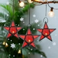 thumbnail image 4 of ToyKingdee Stained Glass Star Shape Lantern Hanging Candle Holder Star Tealights Candle Holder Moroccan Lantern Ornaments for Independence Day, 4 of 6